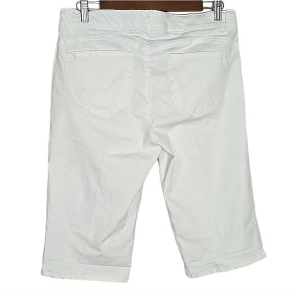 Democracy Ab"solution® White Stretch‎ Bermuda Shorts Plus Size 22W - Picture 4 of 7